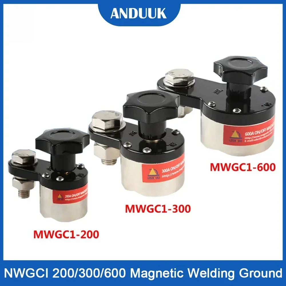 Ground Grounding Clamp Neodymium Magnetic Connector Iron Welding Machine SolderingON/OFF