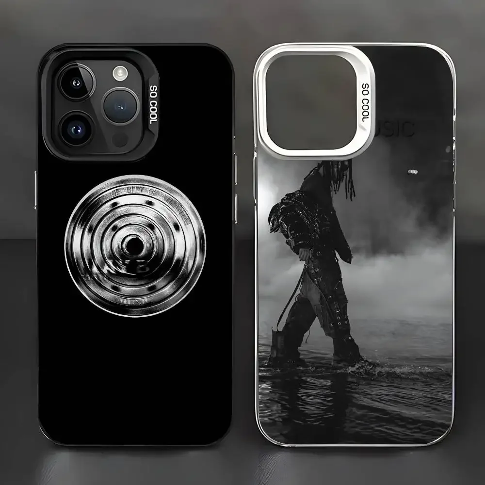 الهيب هوب ستار مغني الراب كارتي أنا الموسيقى جراب هاتف IMD تصميم اللون الفضي آيفون 17 16 15 14 13 12 11 الهواء برو ماكس زائد #2