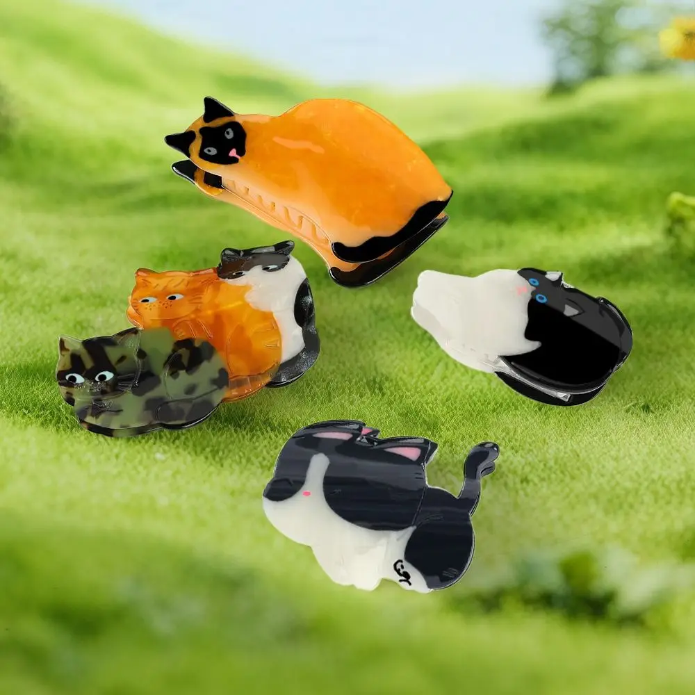 

Fashion Acetic Acid Acetate Cat Hair Claw Pet Hairpin Animal Hair Clip Headdress Hair Accessories Shark Clip Female