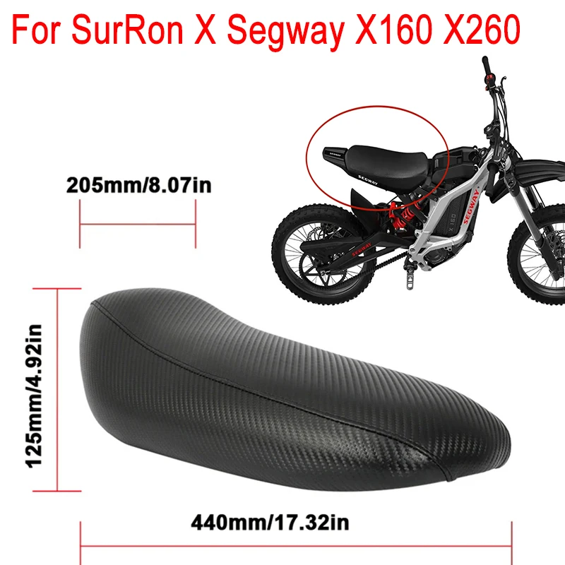 

Модернизированное сиденье, подходящее для SurRon X Segway X160 X260 Sur-Ron светильник Bee Black Surron Seat Electric Bike Moto, комфортная Модифицированная деталь