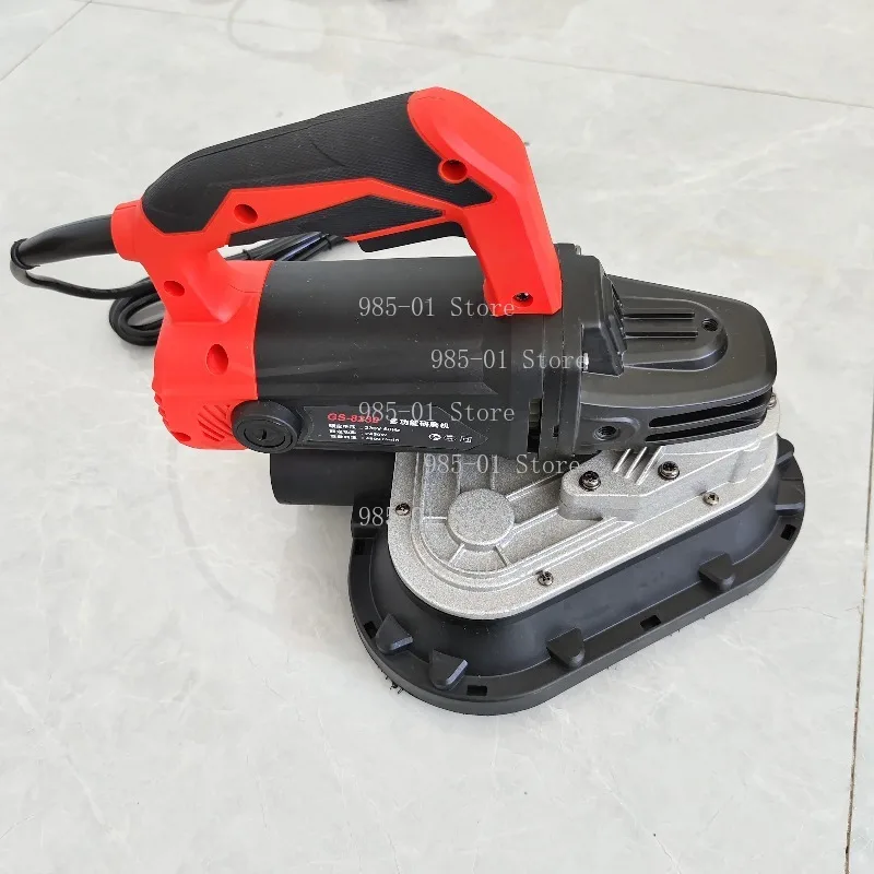2450W Small Portable Concrete Grinder Hand Held Floor Wall Edge Polishing Grinding Machine 105mm With 3 Discs