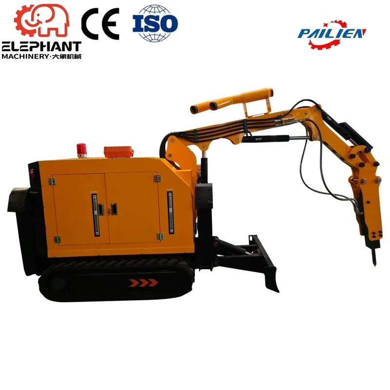 Remote Control Hydraulic Demolition Robot with Hammer Electric/Diesel Robotic Demolition Machine for Sale