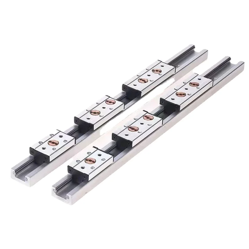 1pc Silver Built-in dual-axis linear guide 38mm SGR15N Roller slide 1 set: 1 SGB15N block and 1 SGR15N guide cnc Woodworking