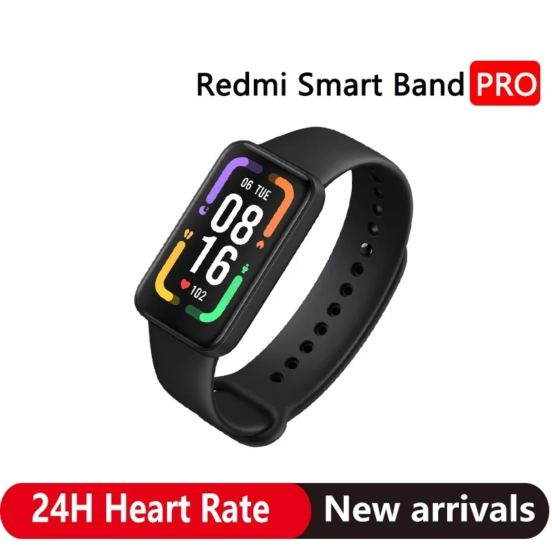 New Global Version Smart Band Pro 1.47'' Full AMOLED Display Bluetooth 5.0 Blood Oxygen Heart Rate Sleep Tracking