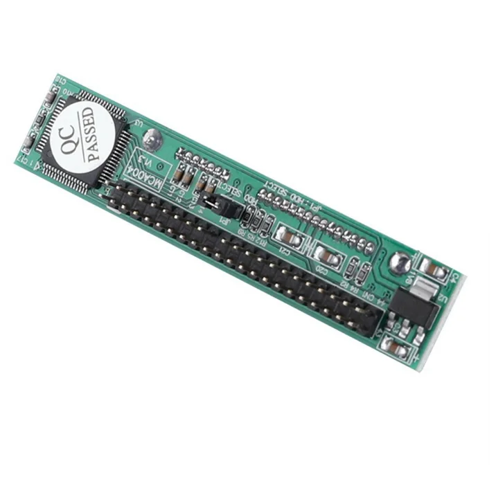 2.5 "sata ao conversor do ide para a movimentação do portátil, 2.5 Polegada hdd ssd serial ata 7 + 15p fêmea a 44 pinos macho pata ide porta adaptador cartão