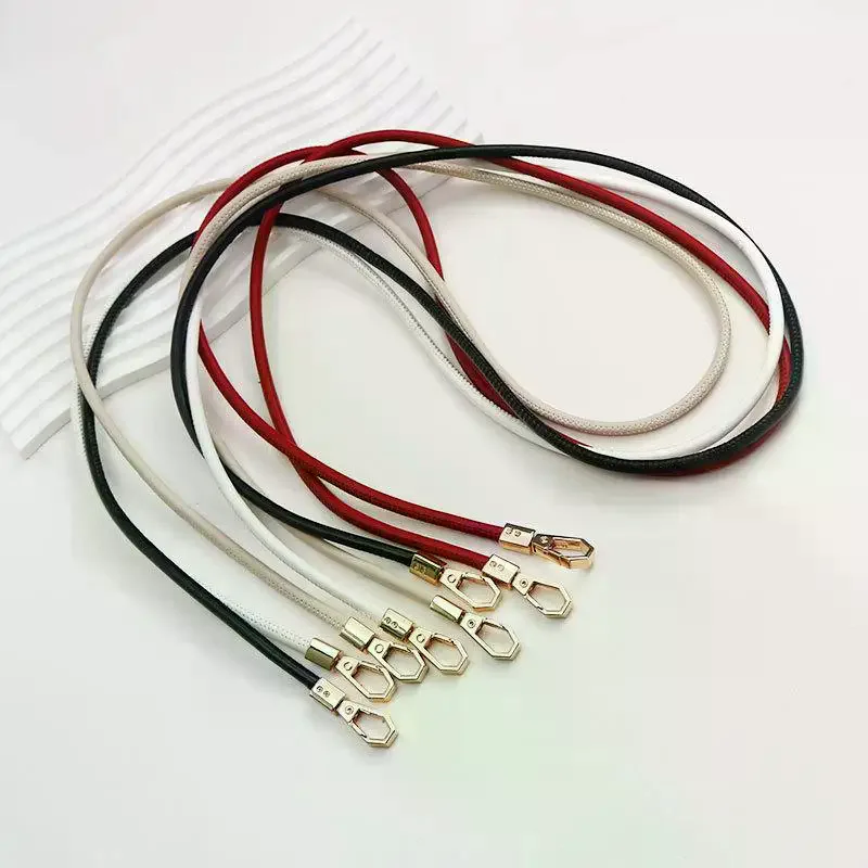 120/35cm Adjustable PU Leather Bag Strap Crossbody Shoulder Bag Strap Mobile Phone Lanyard Handbag Handle Replacement Bag Belt