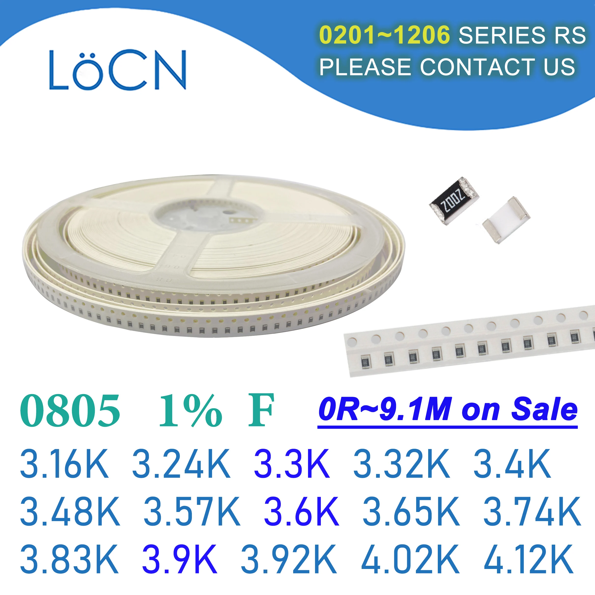 0805 1% 5000 шт. SMD резистор F 3,16 К 3,24 К 3,3 К 3,32 К 3,4 К 3,48 К 3,57 К 3,6 К 3,65 К 3,74 К 3,83 К 3,9 К 3,92 К 4,2 К 4,12 К 2012 Ом