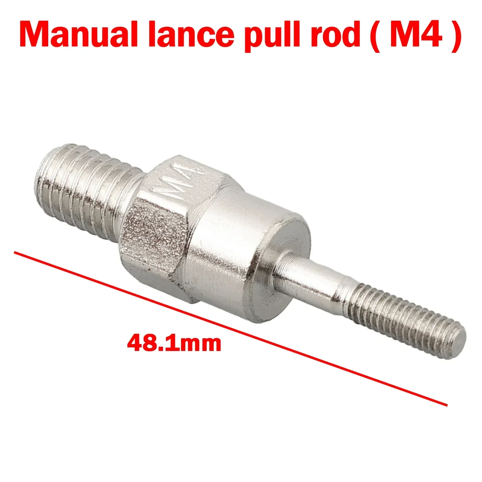 1 buah kepala pistol paku keling tangan, aksesori alat Rivet Manual instalasi sederhana untuk mur M3 M5 M6 M8 M10 M1 2