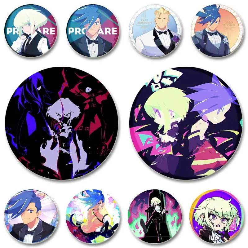 

Cool Anime Promare Coin Badge Cartoon Characters LUCIA FEX LIO Lapel Pins Bag Hat Decoration Brooches Jewelry Accessories Gifts