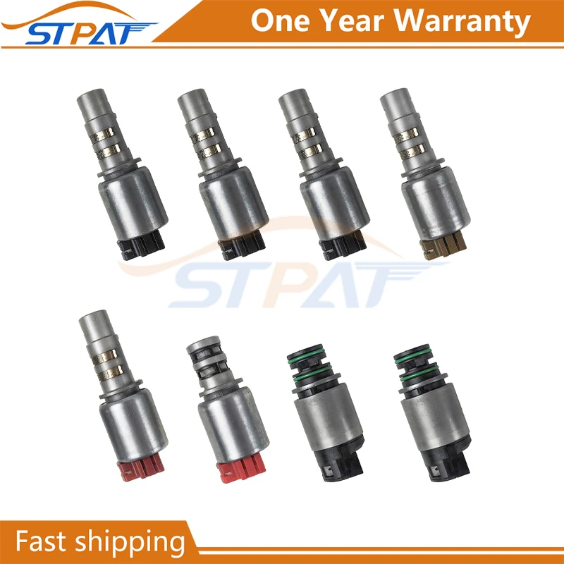 STPAT 8PCS A6MF1 A6MF2 Auto Transmission Solenoid Valve KIT Suit For Hyundai Kia 2608150 46313-3B000 46313-3B073 463133B075