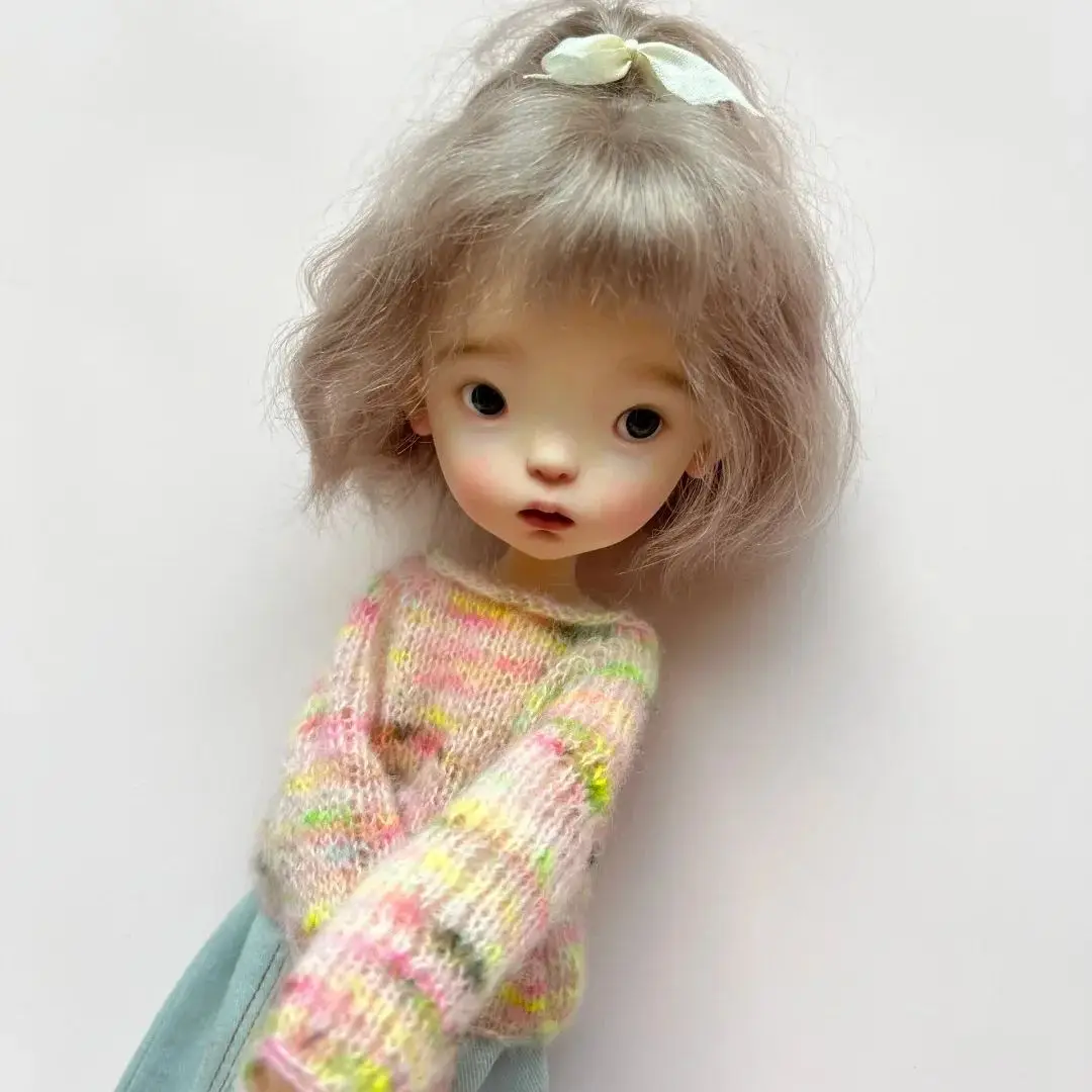 

New SD BJD Doll 1/6BJD Genuine Doll Girl Blue Bean Girl Premium Resin Perfect Body Special Spot Makeup