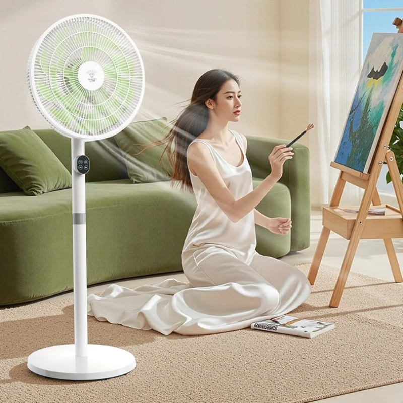 2026 New DC Inverter Fan Household Quiet Floor Fan A Class Energy Saving Electric Fan for Bedroom