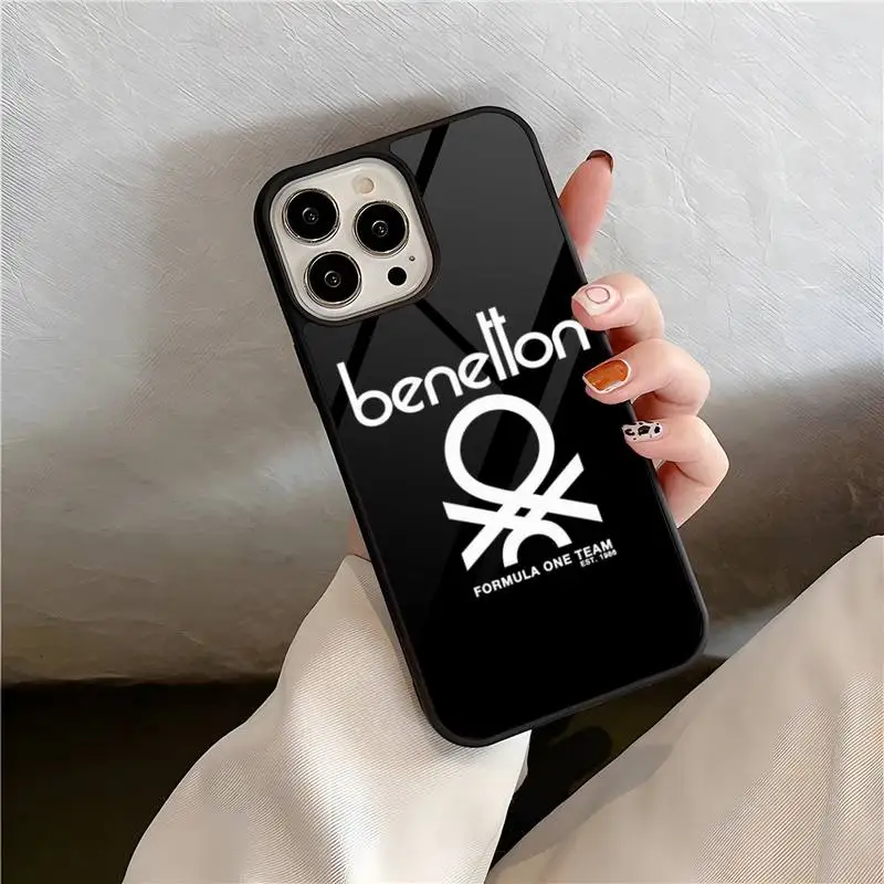 Clothing Brand Benetton Phone Case For IPhone 14 13 12 11 Max Pro Mini 6 7 8 Plus X XR SE2020 Hard Quality Silicone TPU Cover