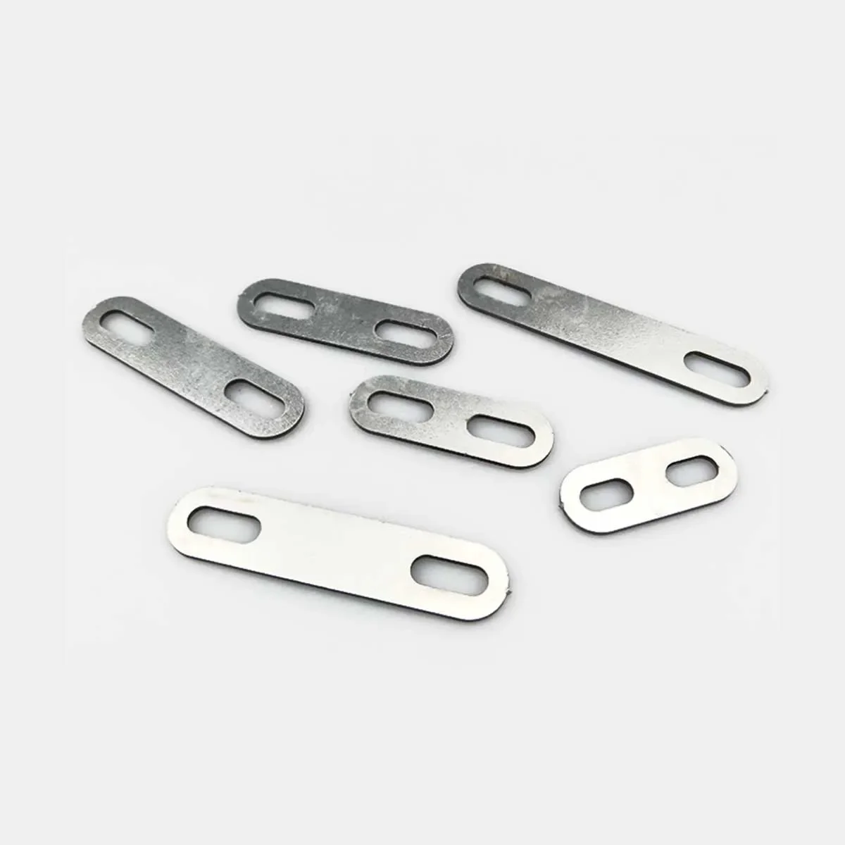 Two Hole Straight Bracket Flat Iron Plate, Straight Connect Fixing Corner Code Hardware Accessories