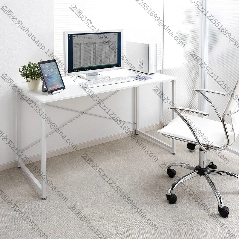 Suitable for ComputerDesks, Conference Desks, Simple White Steel Frame, Simple Desks