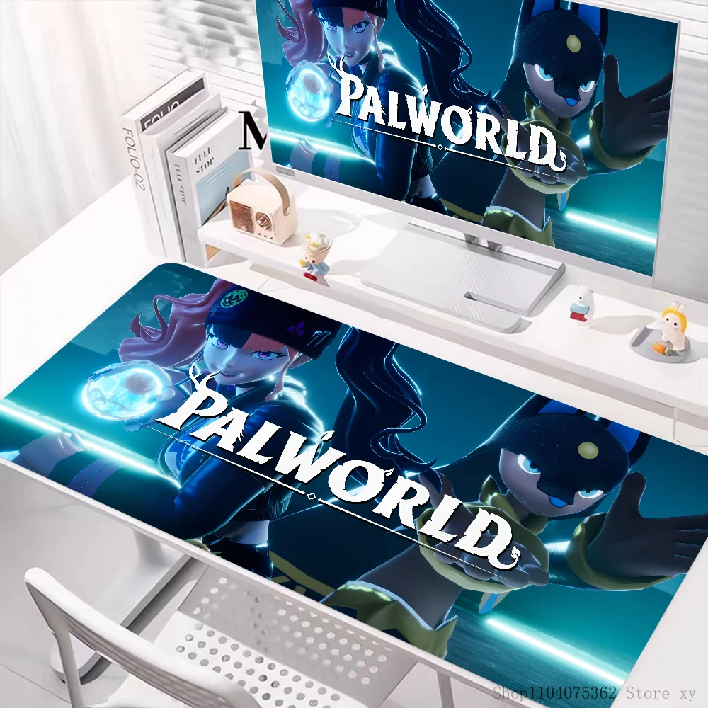 Palworld Mousepad Large Keyboard Desk Mat Gaming Mouse Pad LockEdge Non-slip Mat