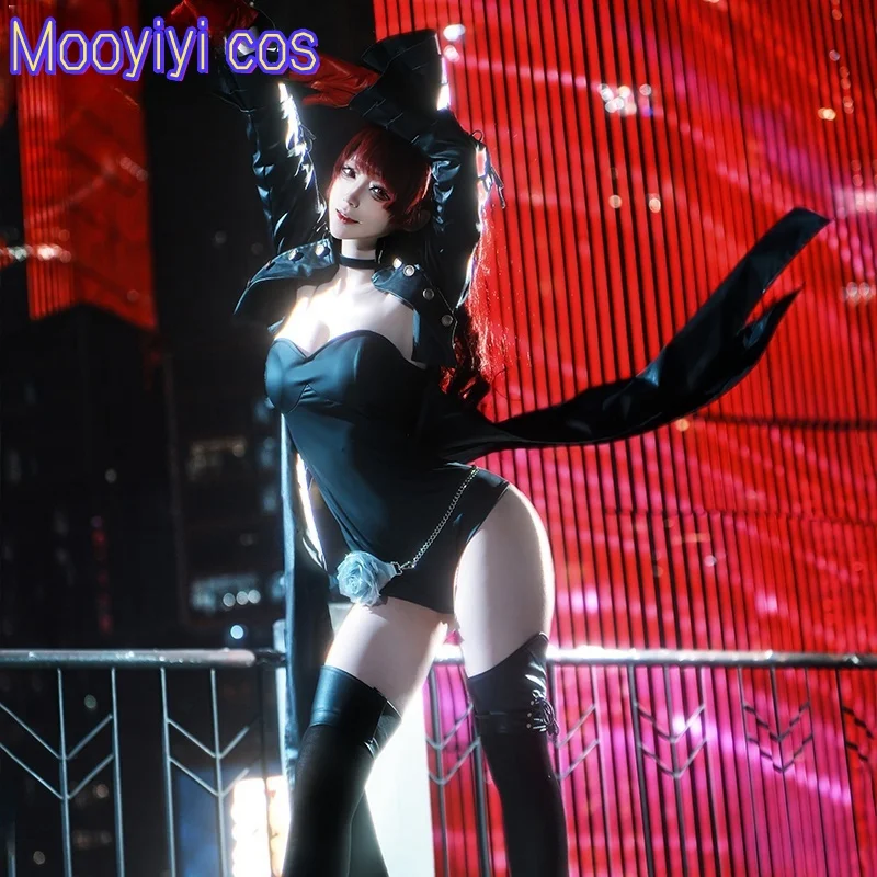 أزياء كاسومي يوشيزاوا التأثيرية لجميع القديسين وعيد الميلاد وحفلات لعب الأدوار وحجم اللعبة الهزلية زي مثير