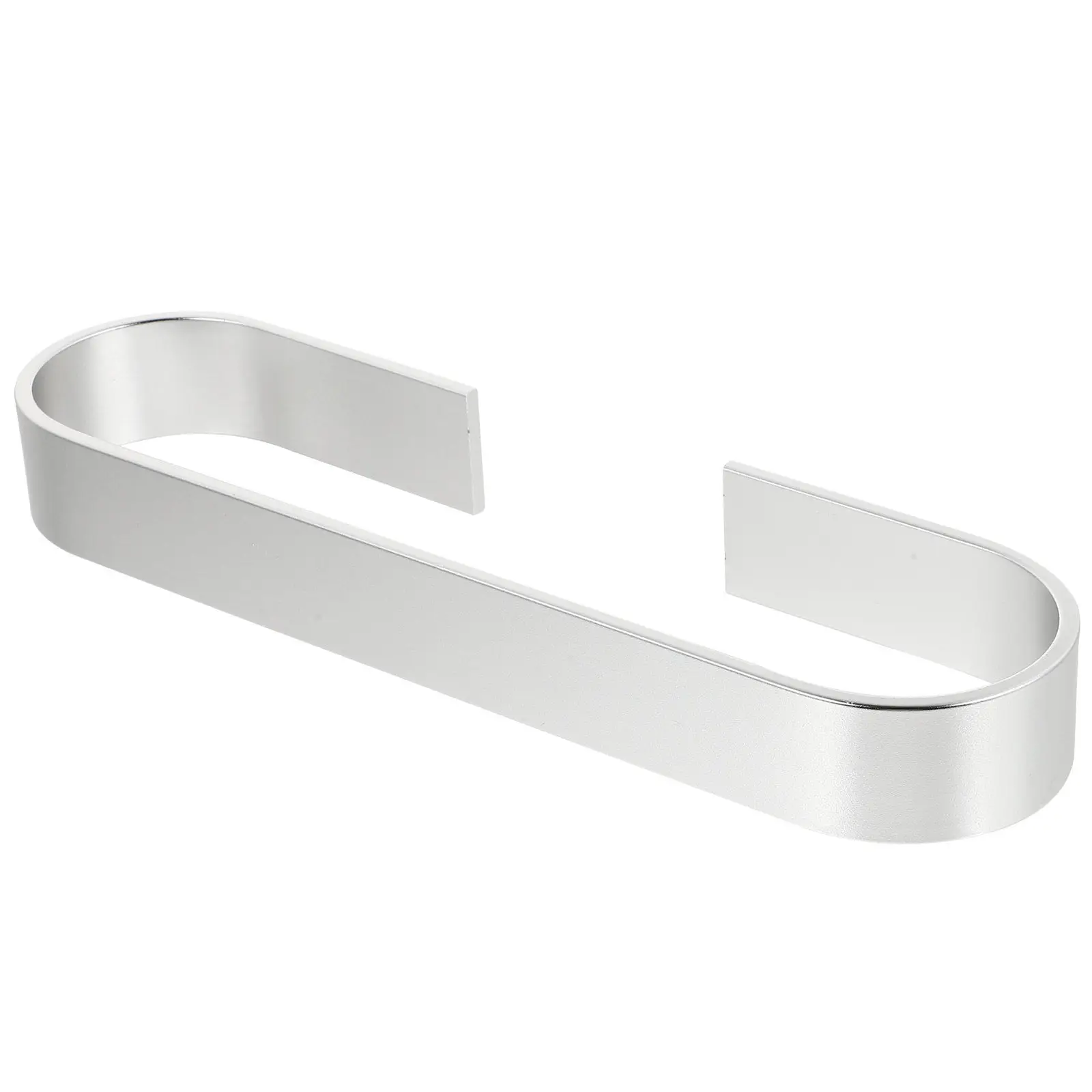 1Set Space Aluminium Towel Rack Bathroom Towel Holder Wall Mounted Rustproof Corrosion Resistant Smooth Edge Safe for
