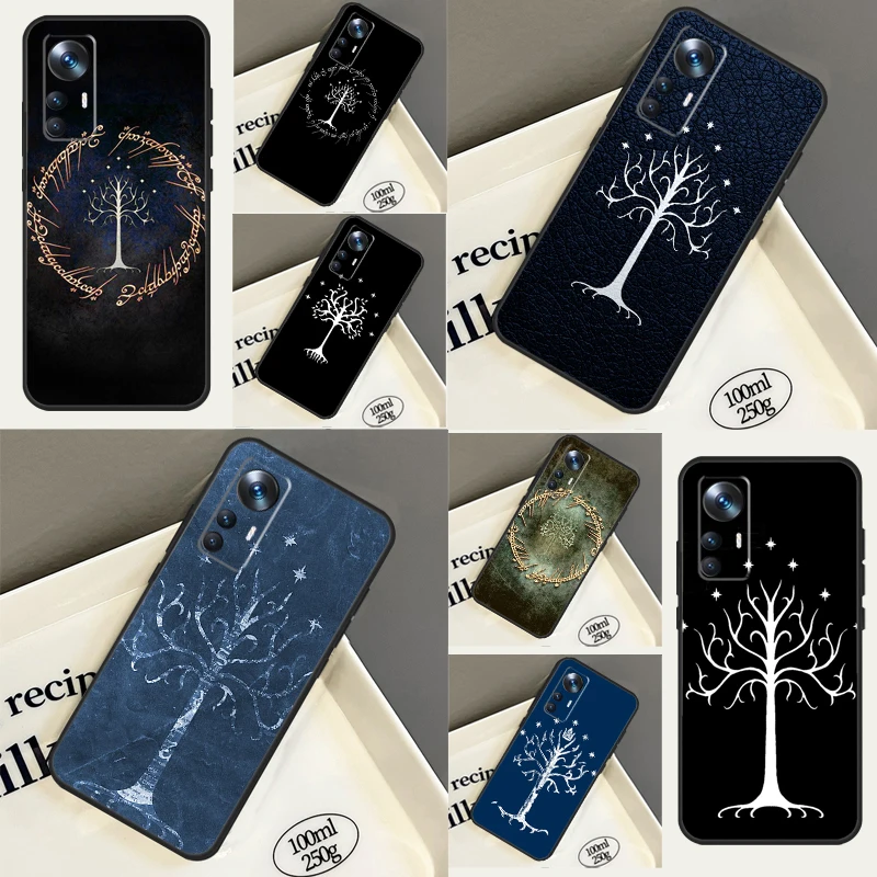 White Tree Of Gondor Case For Xiaomi 12T Pro 11T 12 13 Lite 12X Cover For POCO X5 Pro X4 X3 F4 GT F3 F5 M5 C40