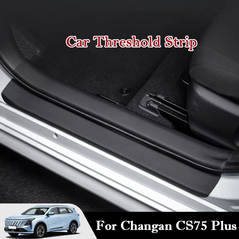 Car Threshold Strip Protective Stickers Pads Door Trunk Trampling Resistant Stickers for Changan CS75 Plus 2022 2023 2024 2025