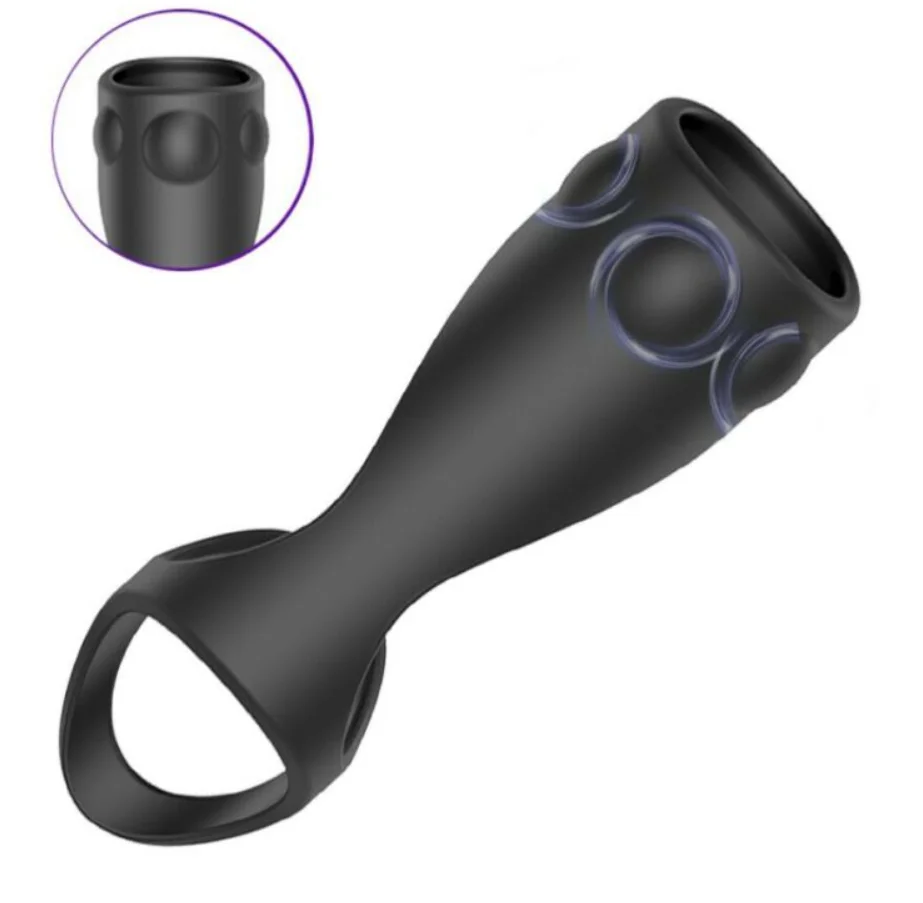 Penis Cock Ring G-Spot Massager Masturbator Stimulator Delay Ejaculation Ring Sex Toys for Men