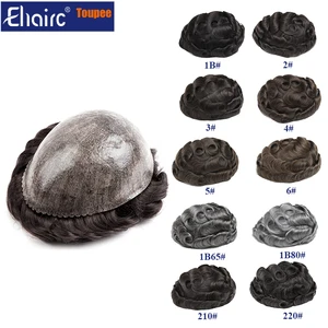 Protezin peruk, erkekler için saç, %100 % insan saçı peruk, protez, erkek-0.12-0.14 mm, enjeksiyon için cilt, şarkı 6 Erkek-insan peruğunun en iyi 10 satışı-no. 7