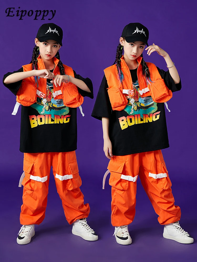 ملابس الهيب هوب العصرية للأطفال ، بدلة الأولاد الوسيمين ، ملابس الأطفال ، علامة تجارية للأزياء ، ملابس أداء الهيب هوب