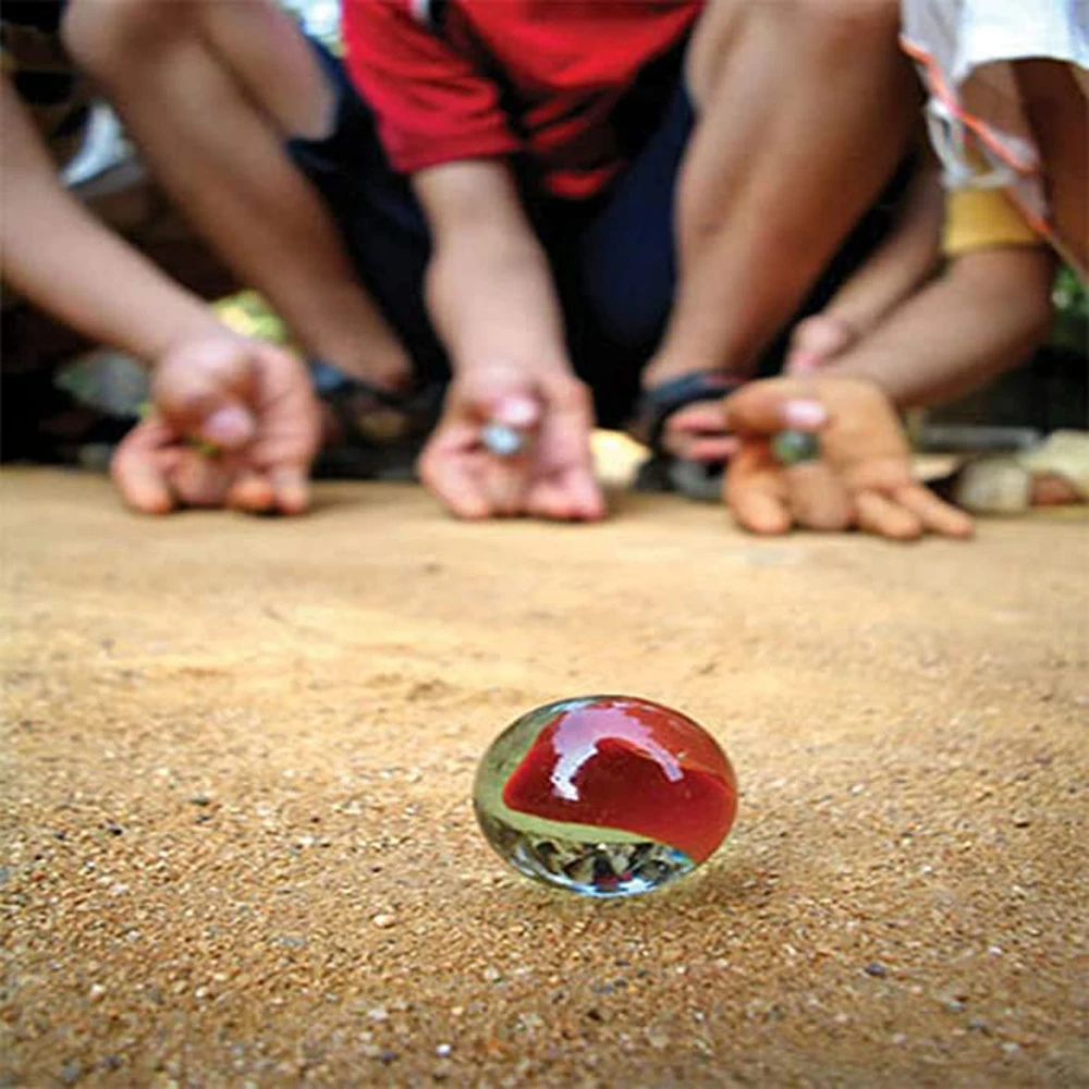 Tanque de peixes pat brinquedos 14mm colorido flipper máquina de jogo contas mármores de vidro quicando bola de vidro