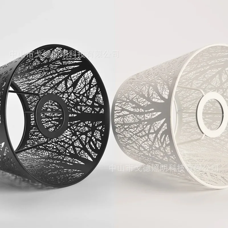 

Металлический абажур, лесная травление, лесной абажур, узор, подходит для настольных ламп и торшеров, паук-монтаж из нержавеющей стали