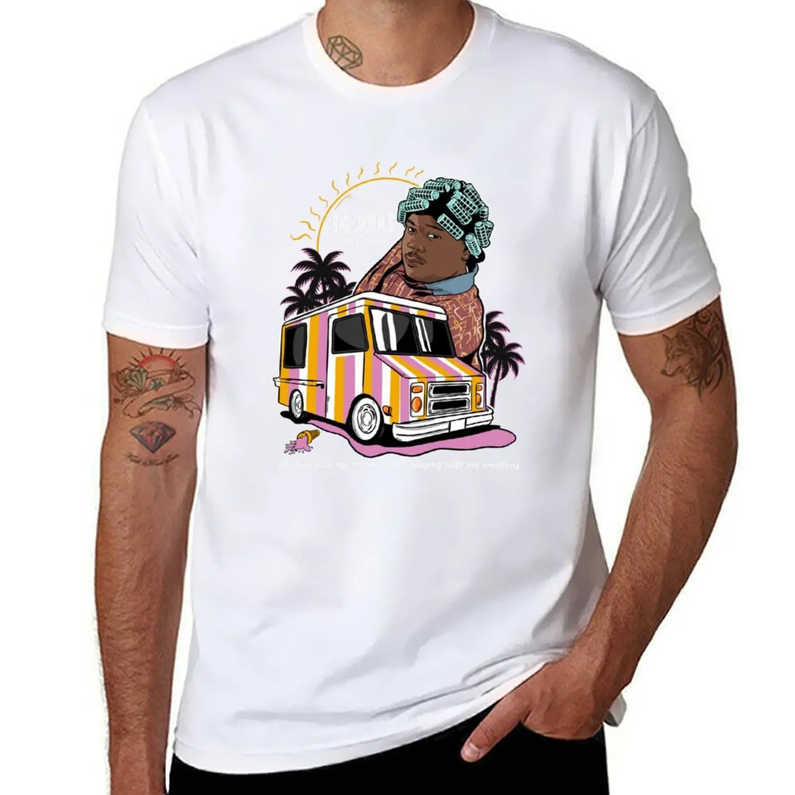

Big Worm's Ice Cream T-Shirt mens graphic t shirts t shirts for man graphic tees T-Shirt