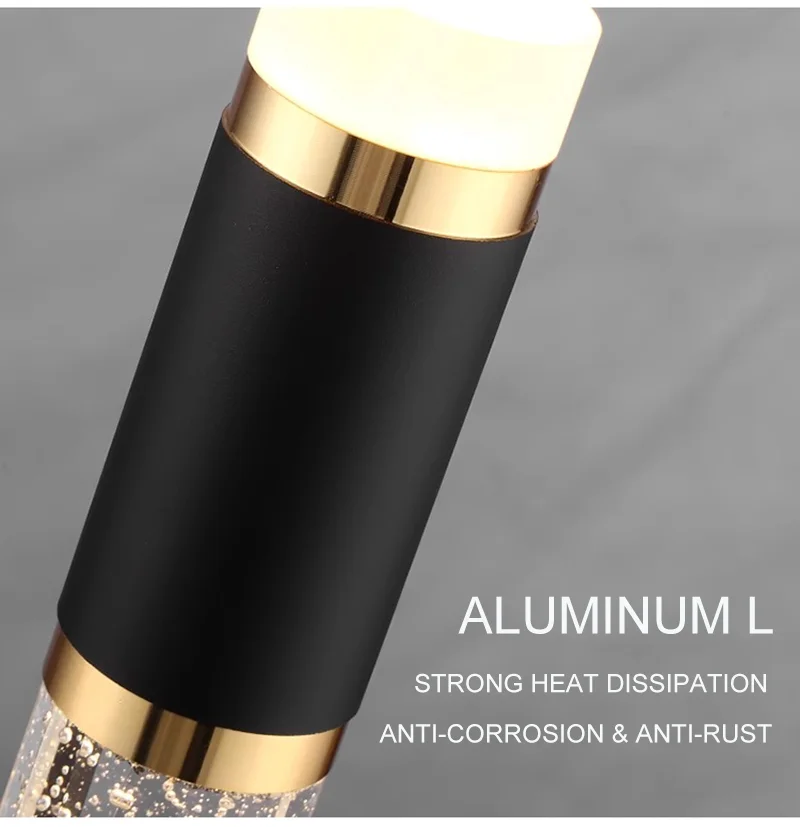 Nordic Crystal Pendant Lights LED Ceiling Lamp Bedside Hanging Lighting for Living Room Kitchen Bedroom Ceiling Home Decor