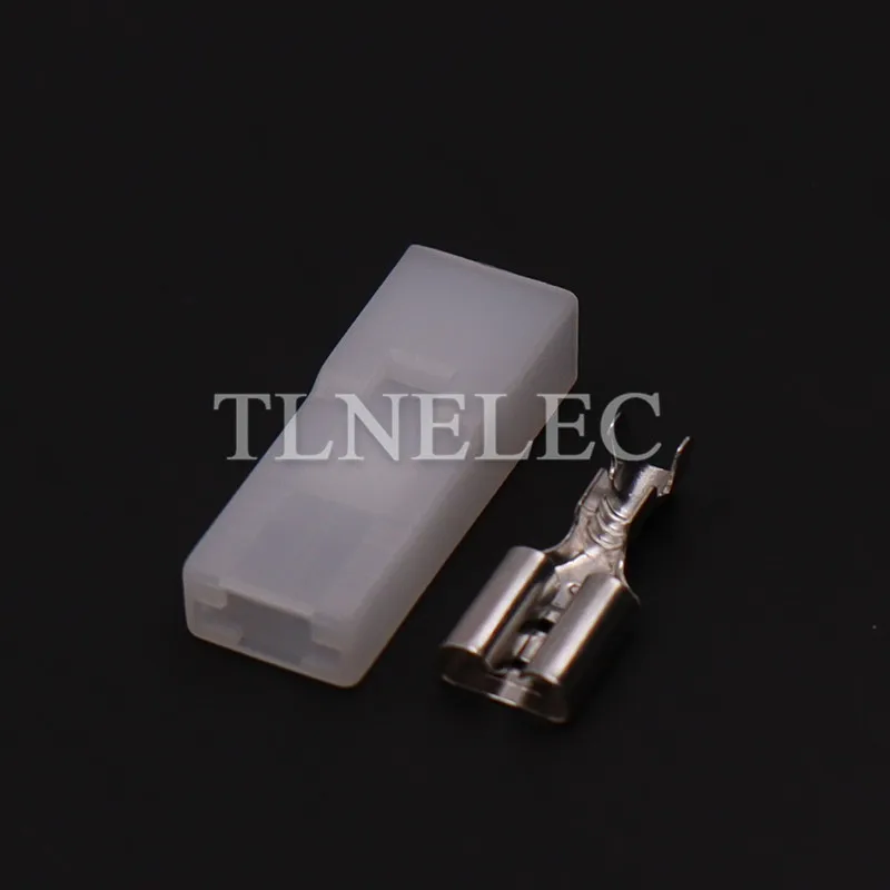 1 Pin Way 6.3 Series Large Current Vehicle Connector With Wires Automotive Wiring Socket Electric Cable Unsealed Adapter