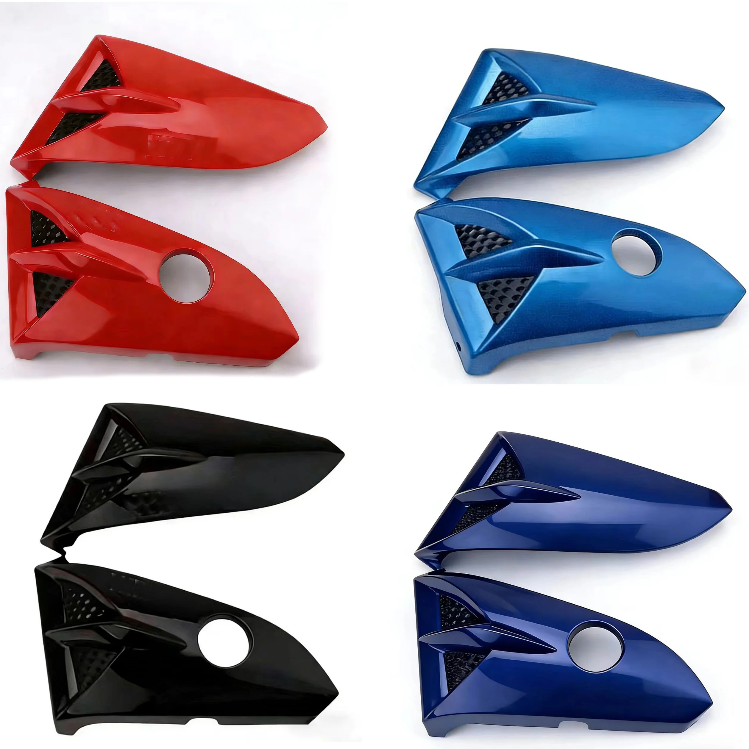 Motorcycle Plastic Side Cover Frame Side Panel Fuel Tank Protection Cover Kit Suitable for Hanyu Ybr125 Ybr125G, Suitable for Jianshe Jym125 Js125 Motorcycle Fuel Tank Deflector Guard