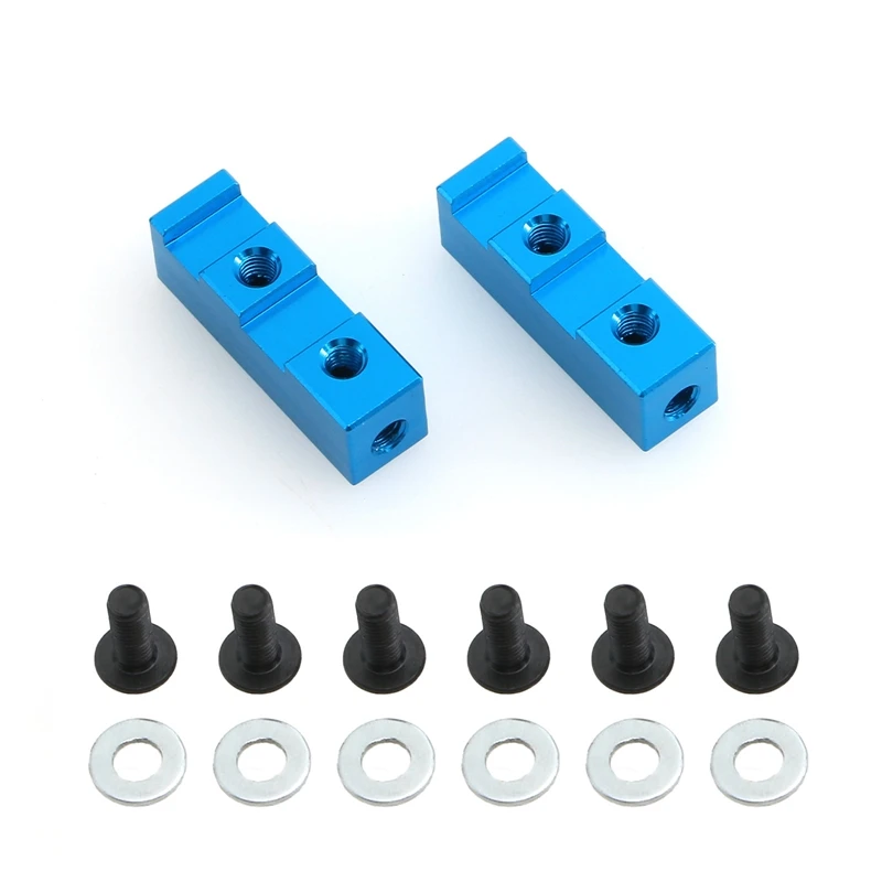 2Pcs Metal Servo Mount Fixing Bracket Parts Accessories For Tamiya G601/GF01/WR02 54587 RC Car Upgrade Parts