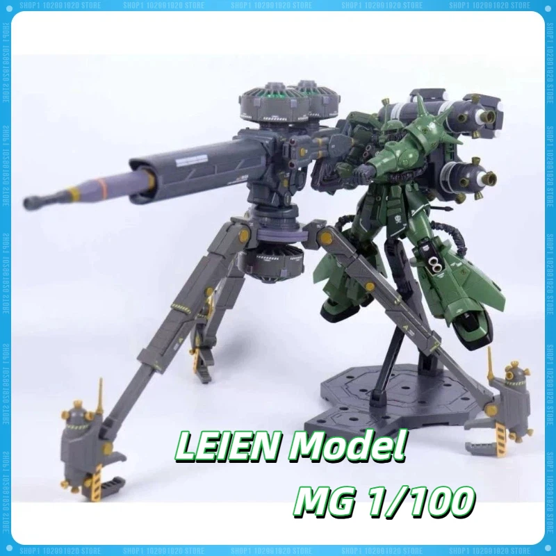 NEW LEIEN Model MG 1/100 ZG003 MS-06 Psycho Zaku II Assembly Model Kits BIG GUN SET With LED Action Figure Plasitc Model Kit toy