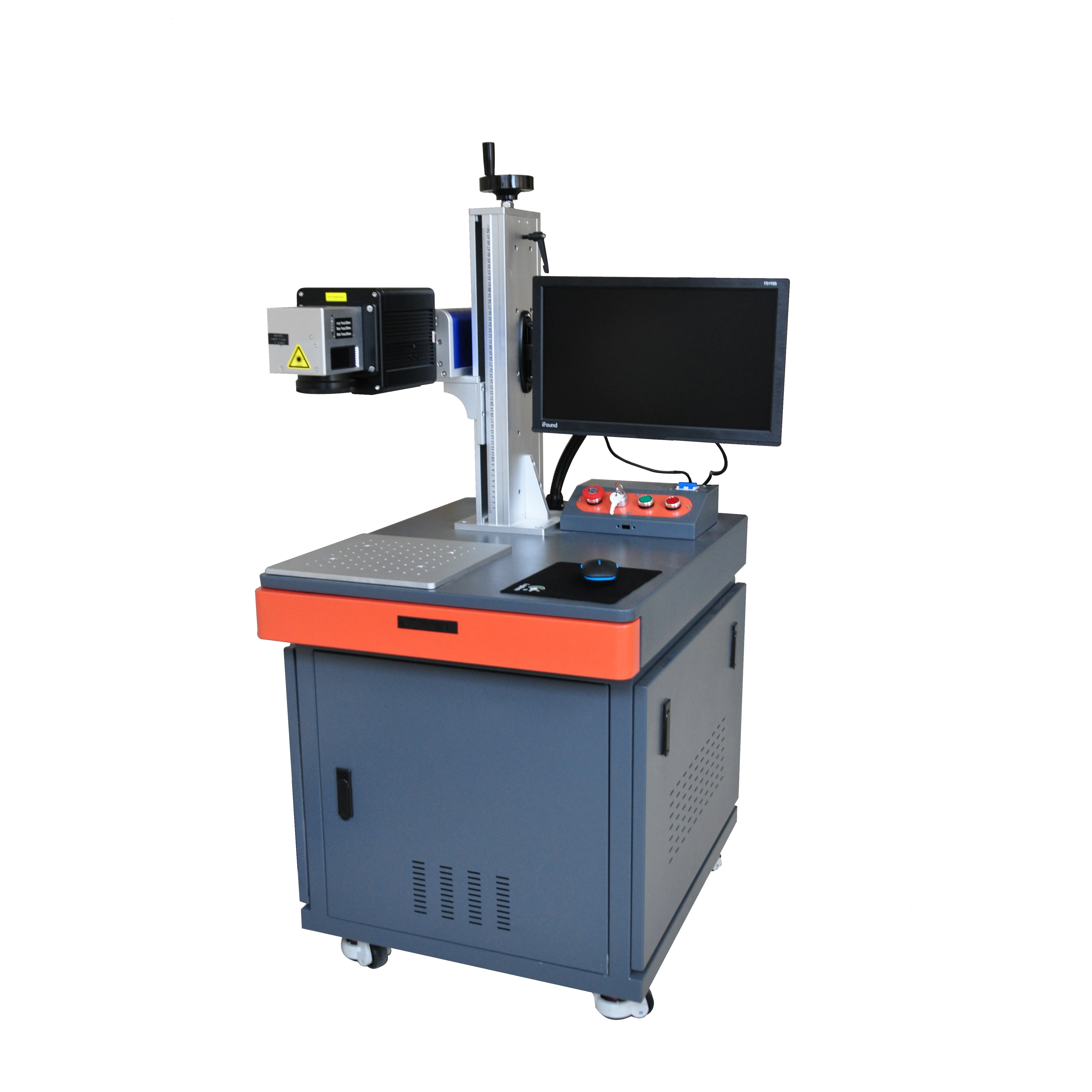 Customizable stainless steel color laser marking machine 3D metal plate deep engraving fiber