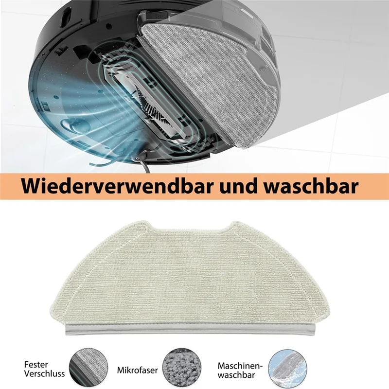 قطع غيار الأجهزة لـ Airrobo T20 جهاز آلي لتنظيف الأتربة فرشاة جانبية رئيسية فلتر Hepa ممسحة أكياس الغبار القماشية الملحقات