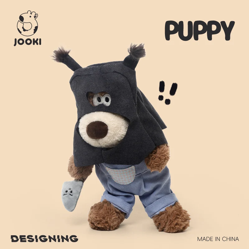 

40cm Puppy Plush Toys Cute Soft Skin-friendly Doll Kawaii Room Decoration Companion Doll Birthday Gifts For Girls And Children