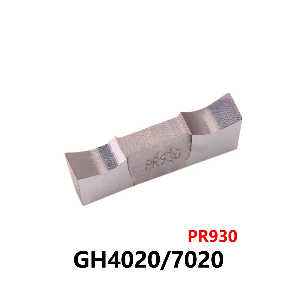 Original GH4020-02 GH4020-05 GH7020-05 CNC Indexable Carbide Inserts 10pcs Steel Metal Process Grooving Profiling Turning Parts