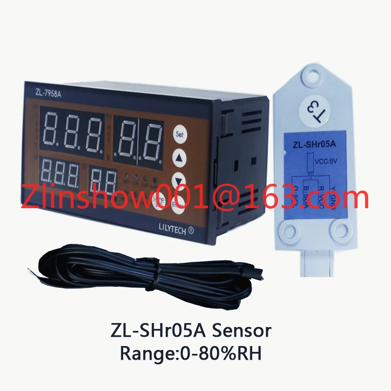 

ZL-7958A Инкубатор Многофункциональный контроллер инкубации Интеллектуальный контроллер температуры и влажности