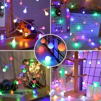 1Pack 10/20/40/80 Led Globe String Lights Battery/Usb Operated Fairy Light Waterproof For Garden Christmas Wedding Party Decor 3