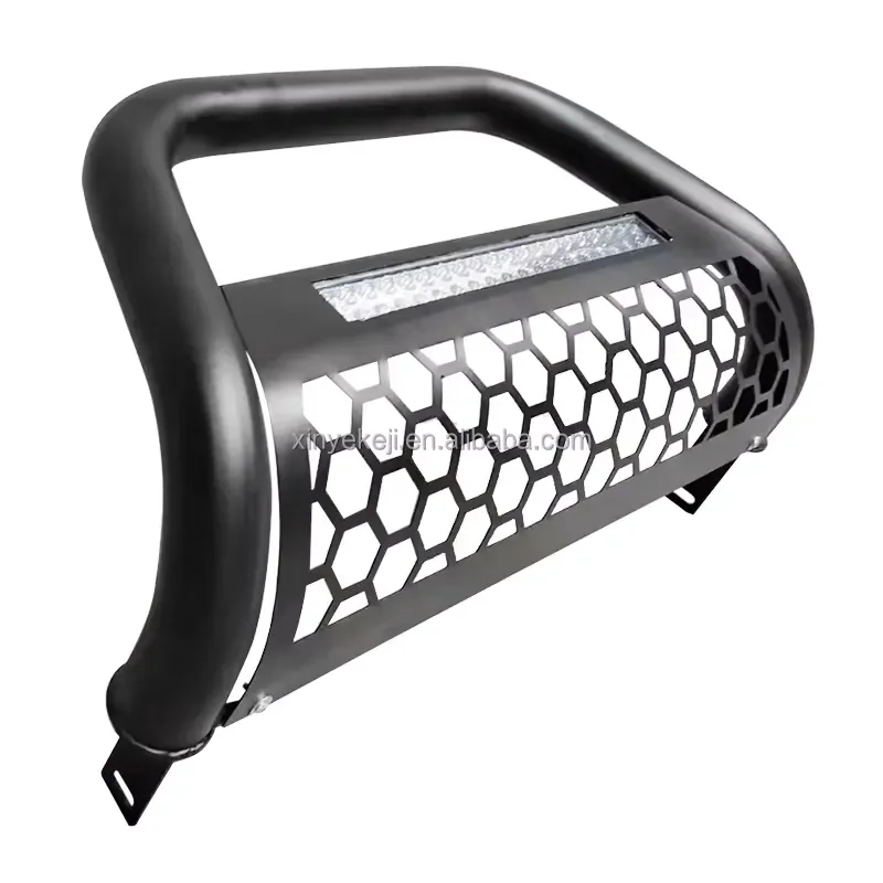 4x4 Steel Powder Coated Front Bumper with LED Light for Ford Ranger T9