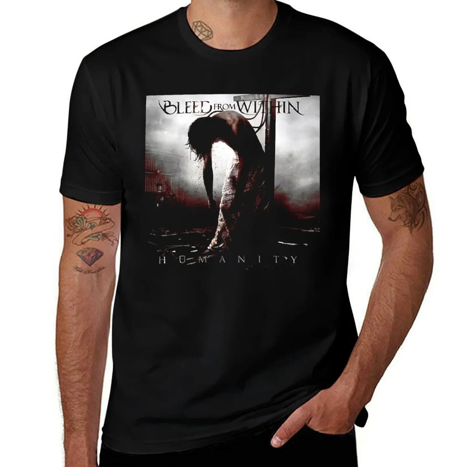 My Favorite People Bleed From Within Humanity Idol Gift Fot You T-Shirt Big and Tall Gym T-Shirt
