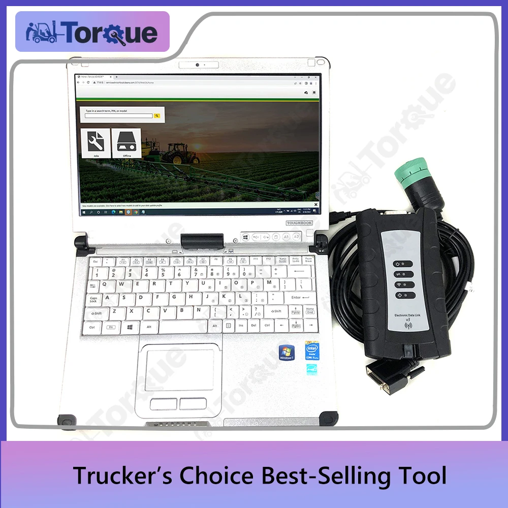 

CF C2 Laptop V5.3 AG CF EDL Electronic Data Link V3 Service EDL V3 Advisor agricultural construction equipment diagnostic tool