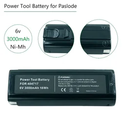 6V 3000mAh NIMH Rechargeable Power Tools Battery for Paslode 404717 CF-325 IM200 IM250 900400 900420 900421 900600 901000