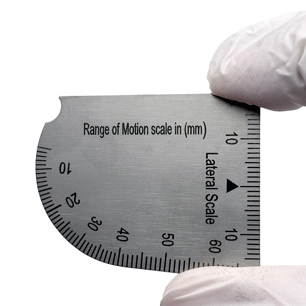 High Quality Precision Measuring Ruler Thickened metal Bite Gauge Caliper Mouth Gag Opening Capacity