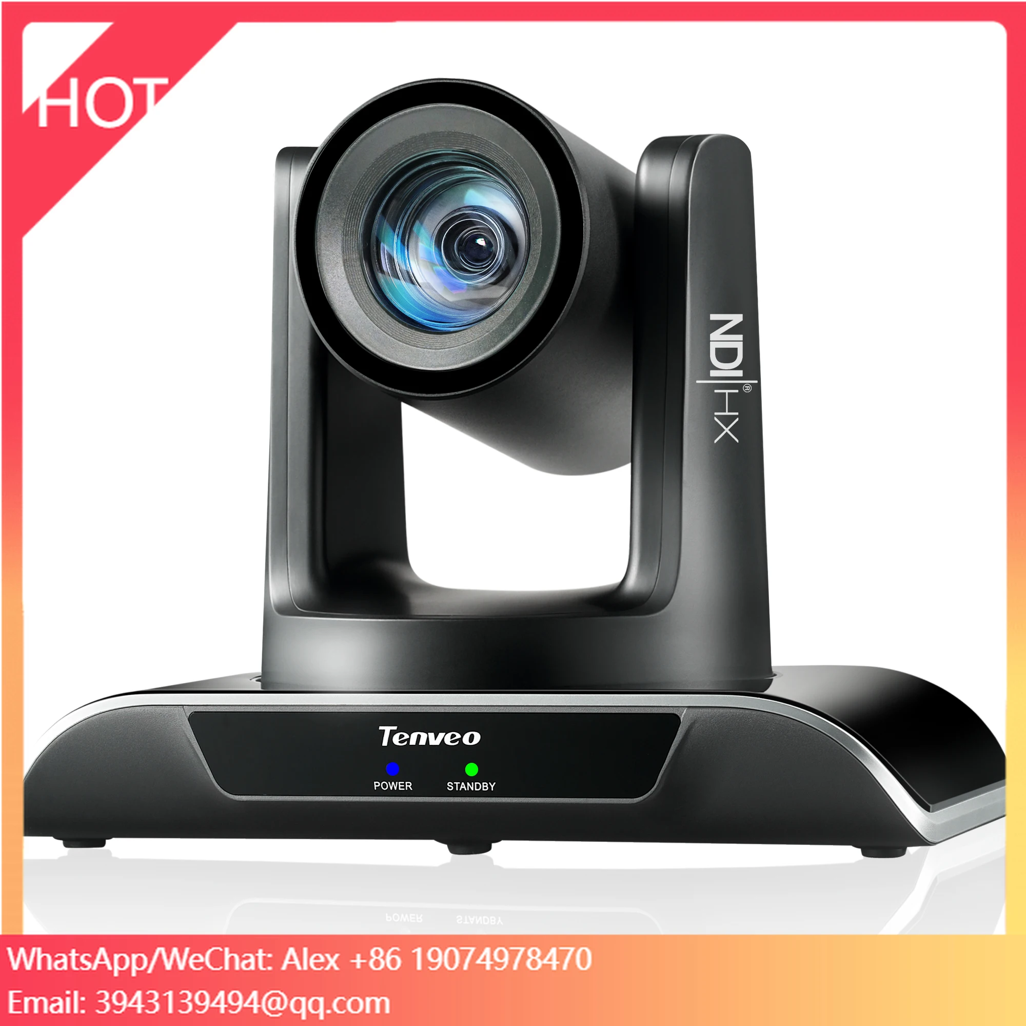 

Камера с автоматическим отслеживанием PTZ TEVO-VHD20H-4K NDI USB HDMI с 20-кратным оптическим зумом, 4K30, для конференций