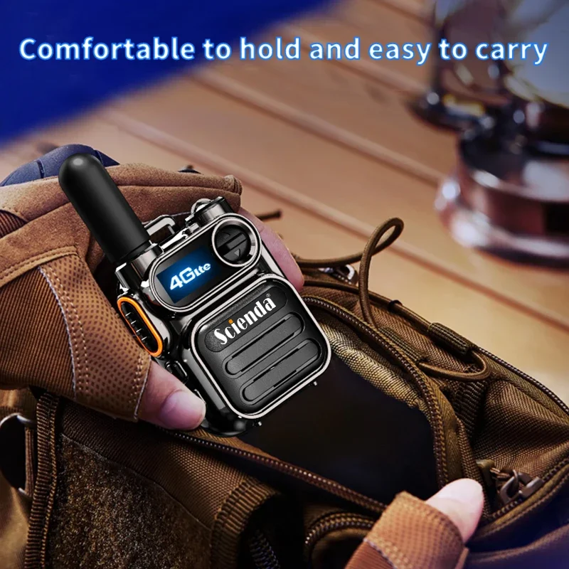 Scienda-walkie-talkie G388 Global, radio bidireccional portátil profesional, comunicador de largo alcance, ptt/realptt POC 4G, disponible en todo el mundo