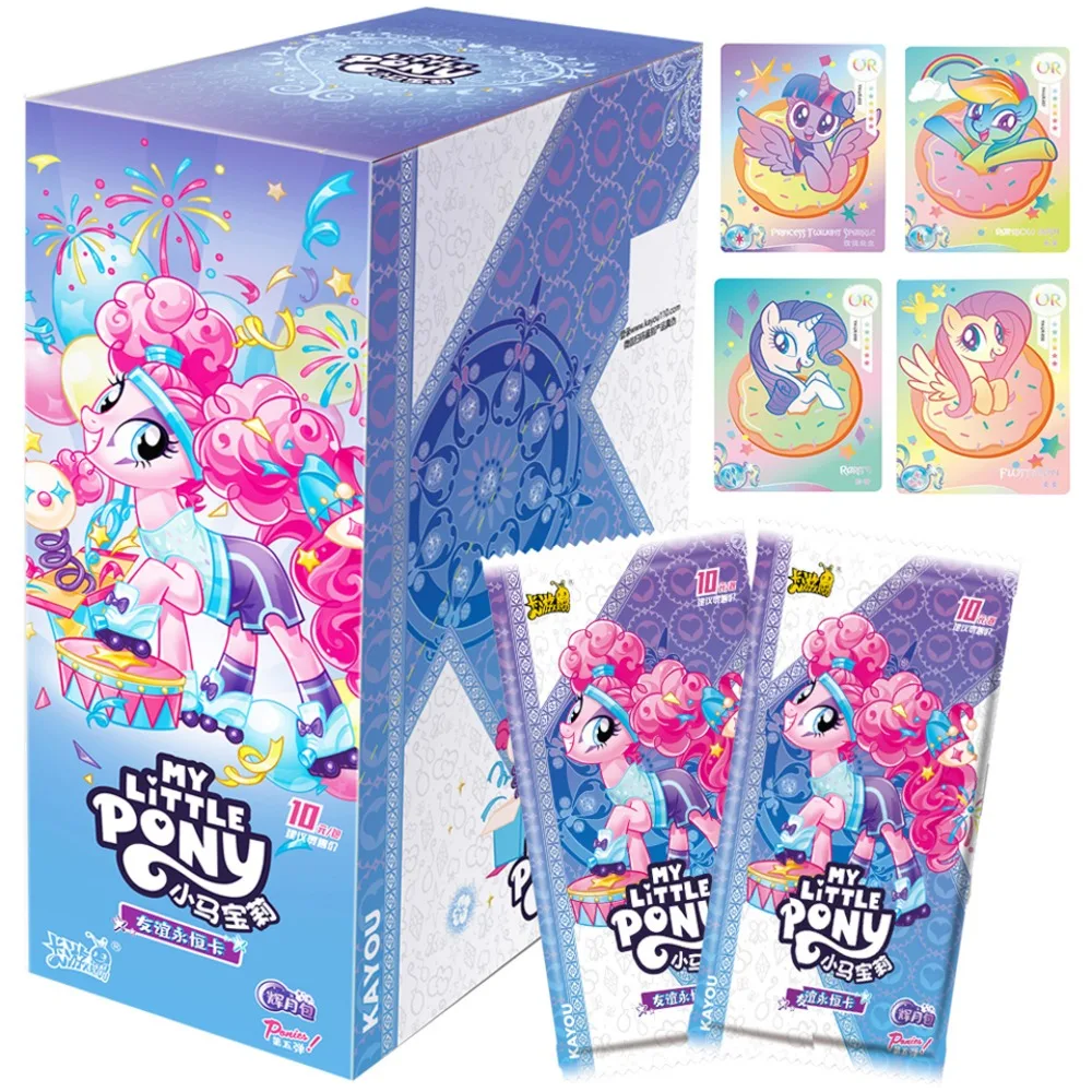 

KAYOU Wholesale My Little Pony Card Collection For Children Friendship Eternal Rare Collection Card Kid Toy Princess Gift Boxes