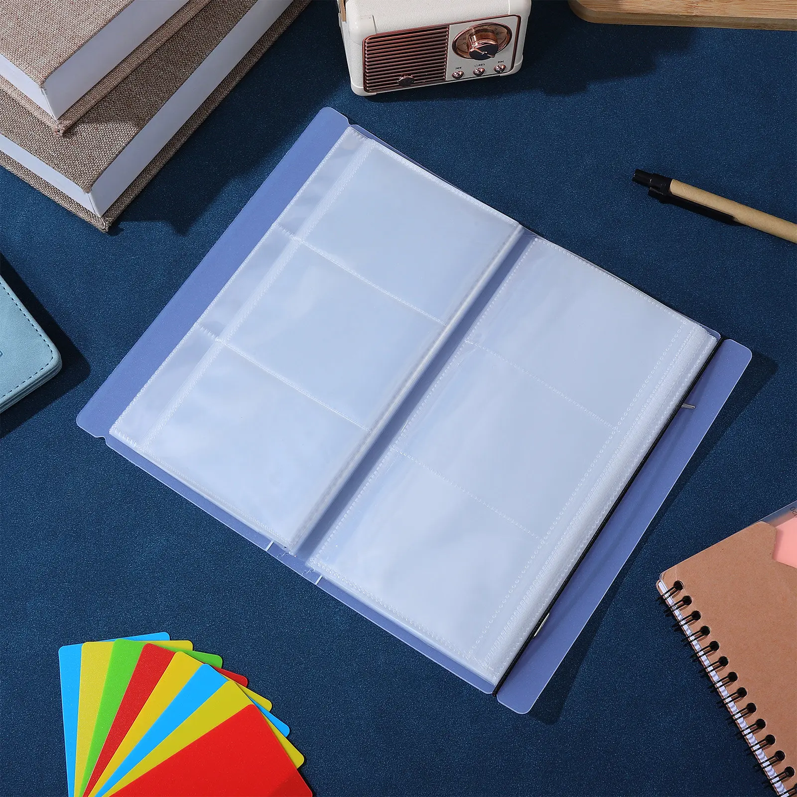 Tickets Storage Album Transparent Multi-Function Loose-Leaf Collector for Movie Plane Concert Cards Organizer Storage Gift